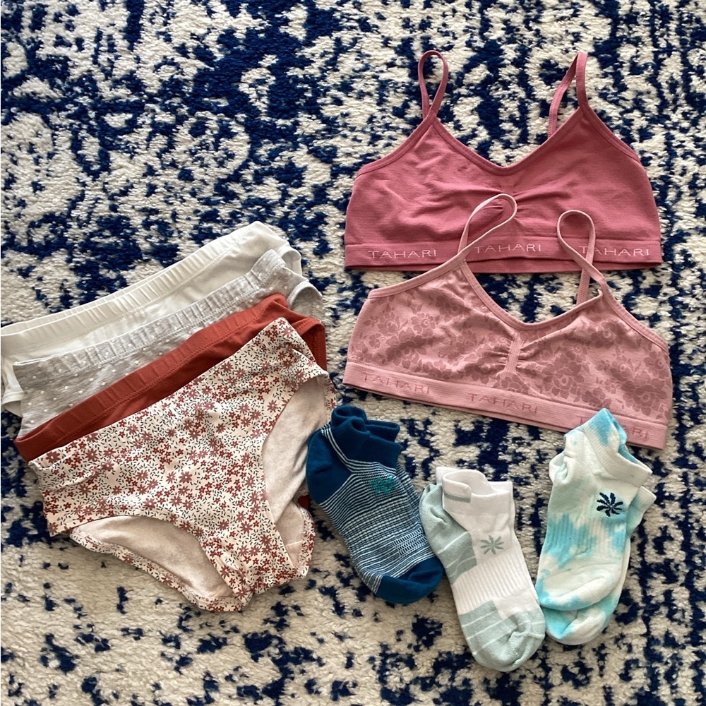 Tahari Pink Lace Bralette Duo - Picture 1 of 16